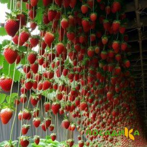 Клубника ампельная Анастасия купить по цене от 370р. в интернет-магазине «Посадика» с доставкой почтой в в Пустошкае и по всей России – [изображение №1].