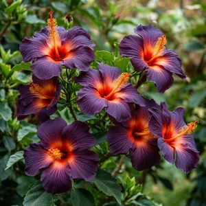 Гибискус Вивида Флэр купить по цене от 279р. в интернет-магазине «Посадика» с доставкой почтой в в Пустошкае и по всей России – [изображение №1].